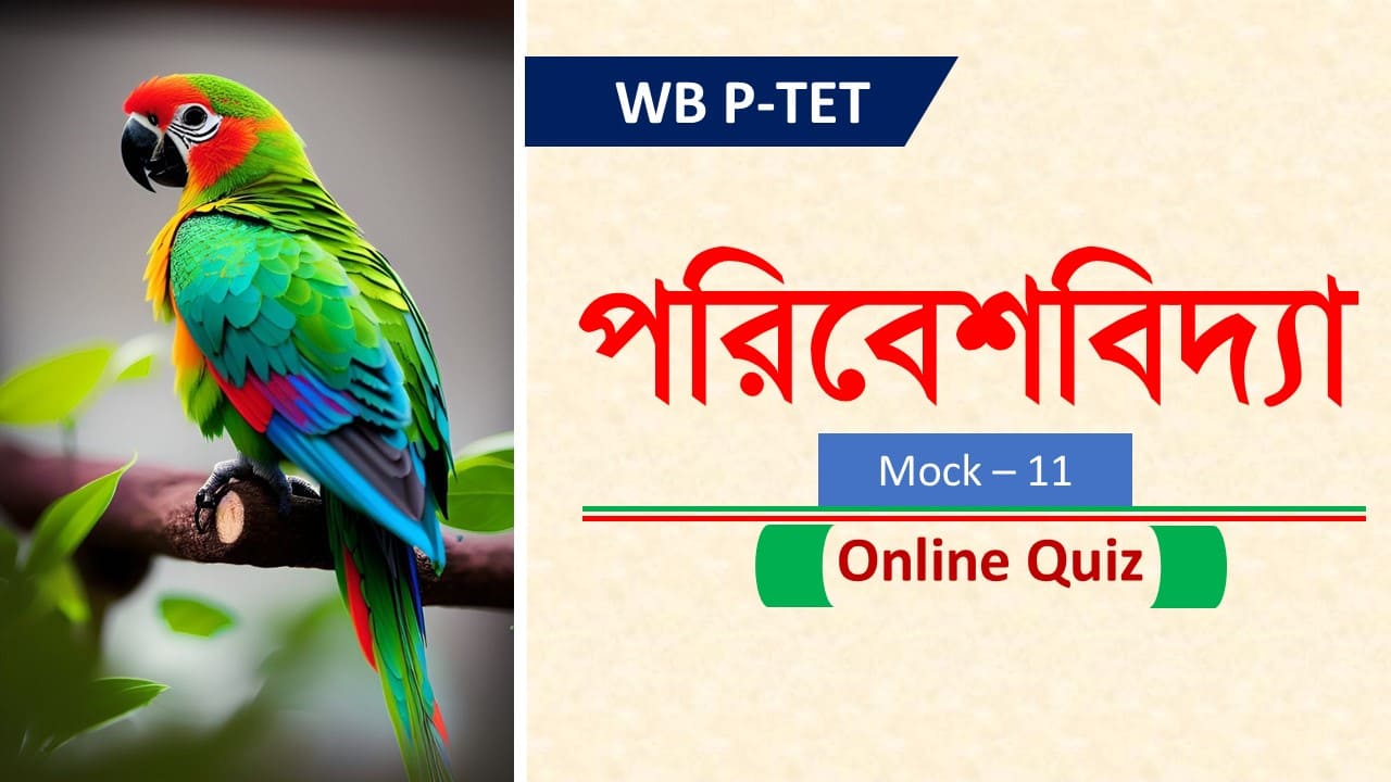 WB P Tet 2024 Mock Test 11 Envs