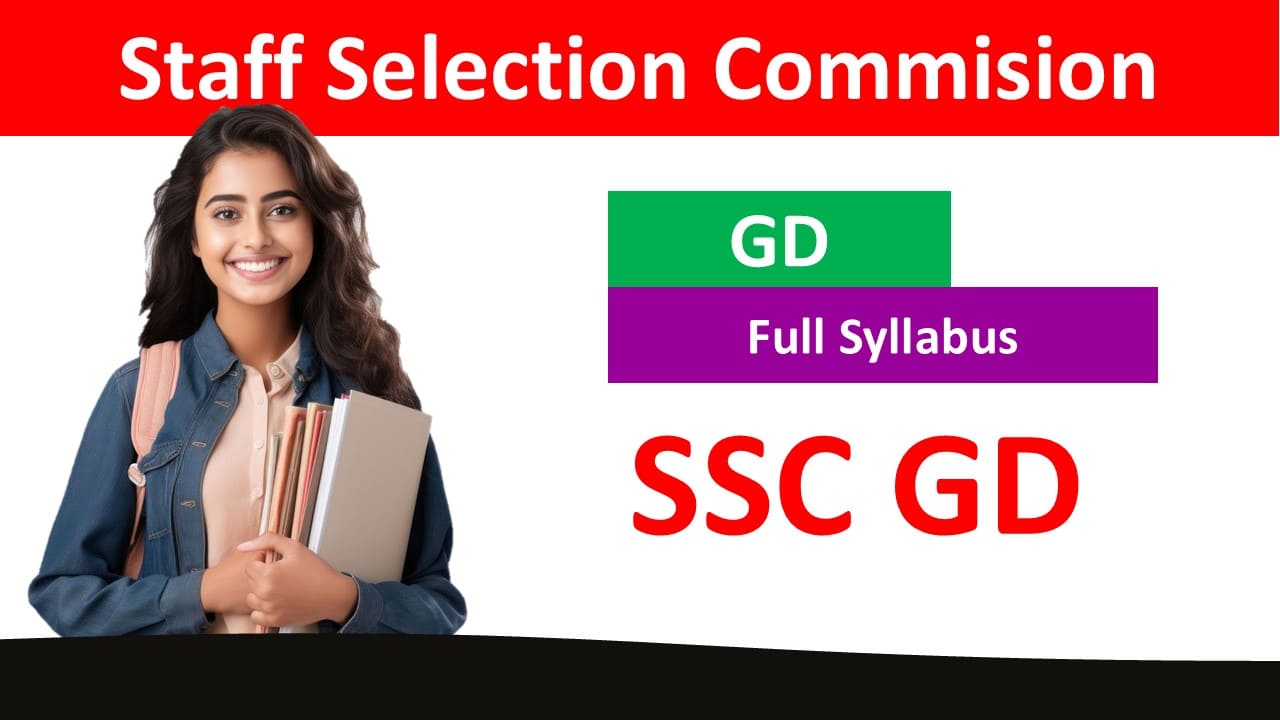 SSC GD Syllabus and Exam Pattern 2025