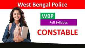 WB Police Constable Exam Pattern 2024